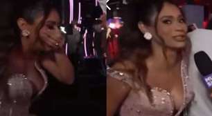 De chupeta! Ao vivo, Lexa reage ao ver look inusitado da irmã, Wenny: 'Em choque'