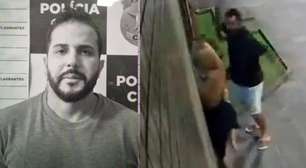 Veja o momento em que Babal Guimarães é preso por agredir nova namorada