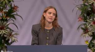 Filha de María Corina Machado recebe premiação do Nobel da Paz em nome da mãe