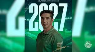 Palmeiras anuncia renovação de Abel Ferreira até 2027: 'Conquistamos e ganhamos muito'