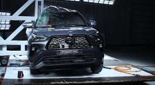Toyota Yaris Cross recebeu duas estrelas no teste de segurança do Latin NCAP