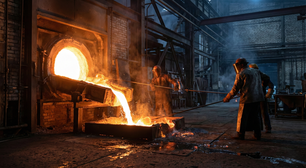 Com fornos a 1650°C e consistência de lava vulcânica, a engenharia química transforma grãos opacos em vidro de janelas e até do seu celular