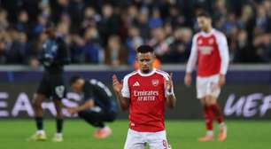 Gabriel Jesus celebra retorno ao Arsenal após 11 meses afastado por lesão