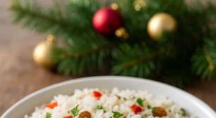 Arroz Natalino Fácil: aprenda a receita que deixa qualquer ceia mais especial