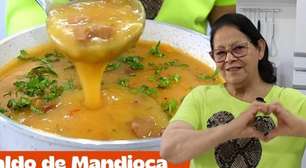 Caldo de mandioca com linguiça: o melhor do mundo, prato cremoso e saboroso para o frio