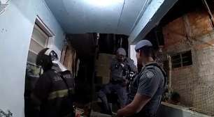Vídeo mostra explosão de botijão que feriu bombeiros e PMs durante ocorrência em SP