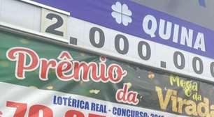 'Sorte' de lotéricas vencedoras da Mega da Virada atraem apostadores até de fora do país: 'Geram muito movimento pra gente'