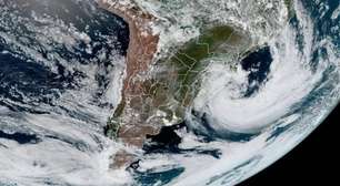 Imagem de satélite da Nasa revela dimensão do ciclone extratropical que atingiu Sul e Sudeste