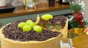 Torta trufada de uva: a sobremesa perfeita para o Natal, fácil de fazer e deliciosa