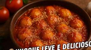 Nhoque de batata com molho caseiro: um clássico que encanta a todos no seu almoço de natal