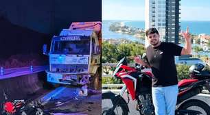 Influenciador morre aos 20 anos em grave acidente e namorada lamenta: 'Meu amor'