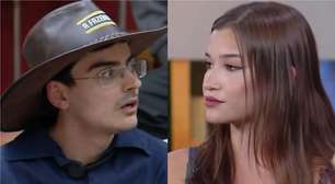 'A Fazenda 17': De volta da roça, Duda faz deboche de Dudu: 'Dudu cagado, você está fora!'