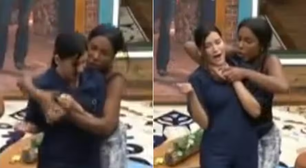 Carol Lekker explode, dá mata-leão, quebra tudo e precisa ser retirada da Fazenda