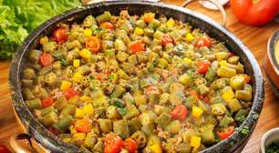 Carne moída com quiabo e angu à mineira: fácil e delicioso para o almoço