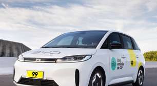 BYD domina frota eletrificada do app 99 e reduz custos para motoristas