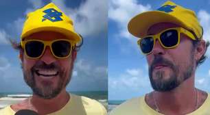 Paulinho Vilhena brinca sobre 'bateria dos sonhos' em etapa da WSL: 'Remando eu me garanto'