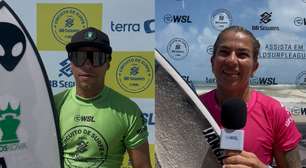 Veteranos estreiam com vitória em etapa da WSL na Praia do Futuro: 'Não posso esquecer minha história'