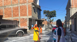 Prefeitura reforça limpeza de ruas em Varginha, no Complexo de Manguinhos