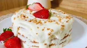 Bolo pavê de Natal: bolo pavê sem forno e sem fogão, sobremesa fácil para a ceia