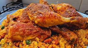 Frango natalino: frango assado com maionese, fácil e rápido para o seu Natal