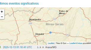 Cidade de MG é atingida por terremoto de magnitude 4,4