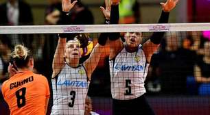 Osasco brilha no block, vence o Praia e é bronze no Mundial