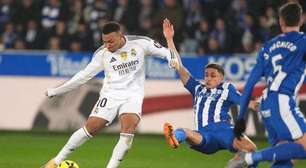 Com gol de Rodrygo, Real Madrid supera o Alavés fora de casa pela LaLiga