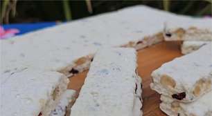 Torrone caseiro de natal tipo americano: doce fácil e rápido de fazer para o Natal