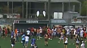 Veja o vídeo: Decisão da Taça Paraná tem briga e jogadores feridos