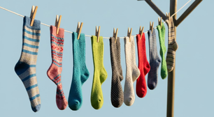 Por que você não deve usar o mesmo par de meias mais de uma vez