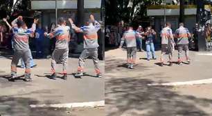 Terceirizados da Enel gravam dancinha na Paulista em meio a apagão em SP