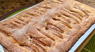 Bolo de maçã com coco: grande, fácil e o mais fofo para o seu café da tarde