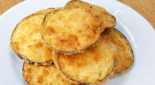 Berinjela à milanesa Low Carb: delícia de 3 ingredientes, com poucos carboidratos, fácil, rápida e sem trigo para empanar