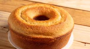 Receita de bolo simples caseiro perfeito para acompanhar o café