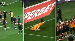 VÍDEO: A reação dos jogadores na classificação do Corinthians para a final da Copa do Brasil