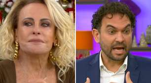 Ana Maria Braga fica aos prantos ao receber convidado: 'Ligação antiga'