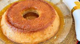 Pudim de pão no liquidificador com toque de vinho do Porto