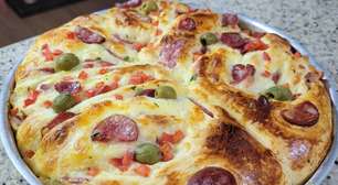 Torta pão de linguiça super fácil e deliciosa: fica um lanche maravilhoso