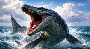 Encontraram fósseis onde não deveriam existir: monstros marinhos gigantescos estavam vivendo em água doce