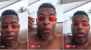 Arroyo provoca Matheuzinho e dispara xingamentos contra o Corinthians em live; veja vídeo