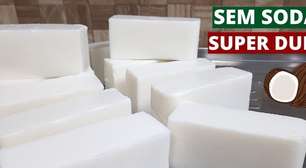 Sabão de coco caseiro em barras: super duro para deixar suas roupas brancas e ainda ganhar dinheiro