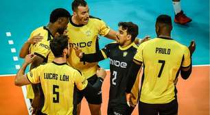 Praia Clube estreia com vitória tranquila no Mundial de Vôlei