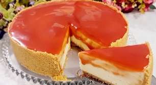 Torta Romeu e Julieta: uma cheesecake leve, deliciosa e sem forno