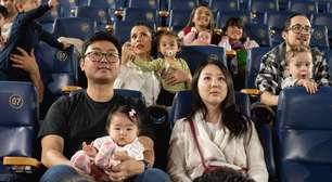 Cinema para mamães e bebês exibe 'Zootopia 2' no Patteo Urupema Shopping, em Mogi, nesta terça