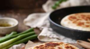 Quer uma receita rápida? Aprenda o pão recheado de frigideira com 2 ingredientes