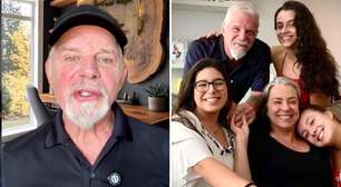 Raul Gazolla diz que enteada sustentou a família durante crise: 'Nos salvou'