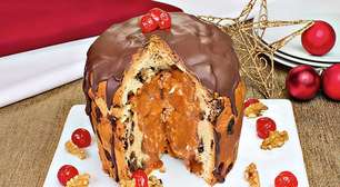 Chocotone recheado com caramelo: jeito fácil de impressionar os convidados