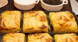 Mil folhas de batata : acompanhamento cremoso gratinado