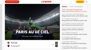 'Paris no 6º céu': jornais internacionais exaltam conquista do PSG contra o 'valente Flamengo'