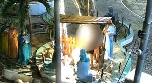 Mulher é presa após destruir imagem de santo em presépio de Natal no Grande Recife